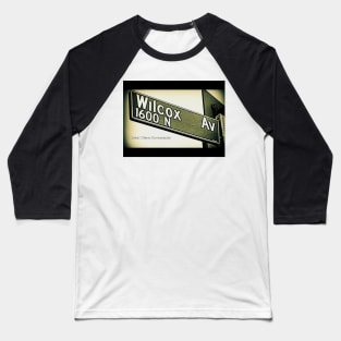 Wilcox Avenue, Hollywood, California by Mistah Wilson Baseball T-Shirt